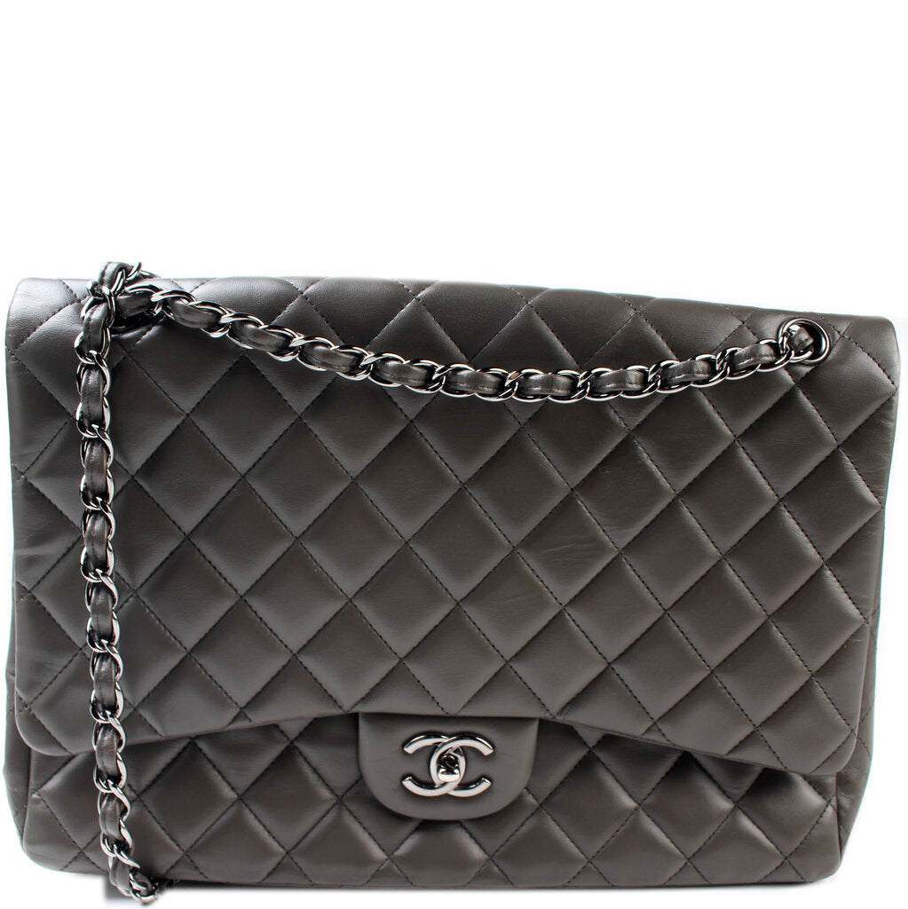 Chanel Classic Flap Maxi Single Flap Lambskin Bag
