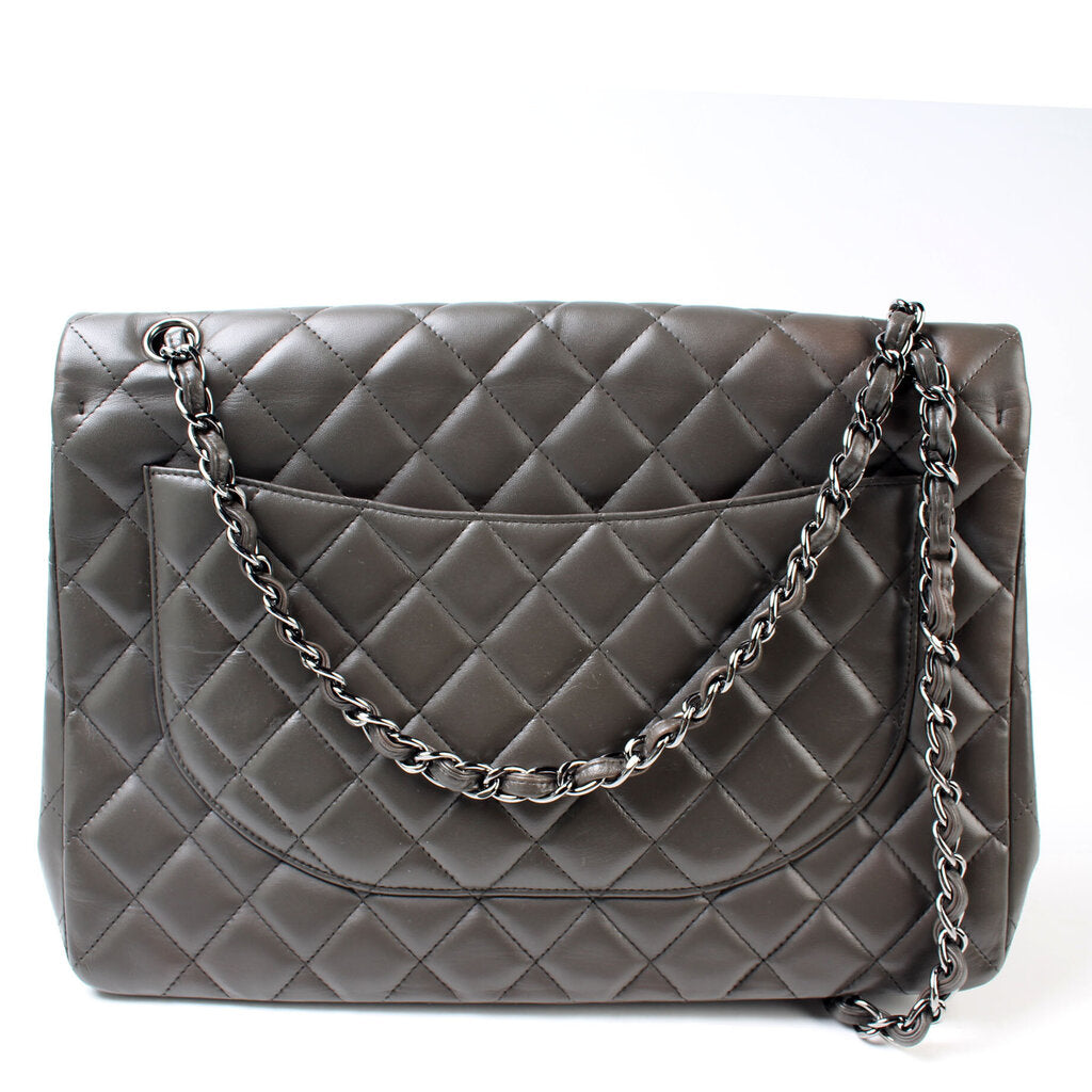 Chanel Classic Flap Maxi Single Flap Lambskin Bag