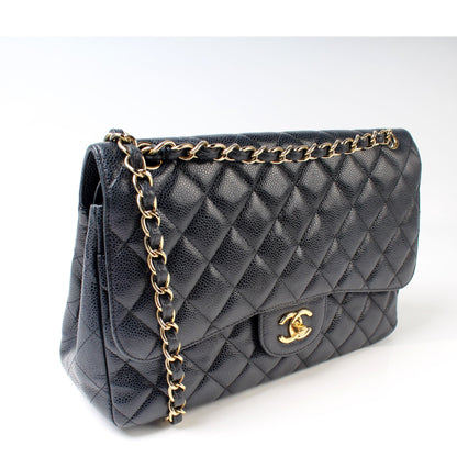 Chanel Classic Flap Jumbo Caviar 16M Bag