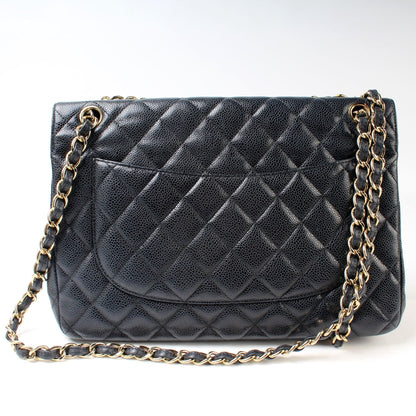Chanel Classic Flap Jumbo Caviar 16M Bag