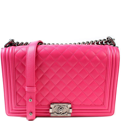 Chanel Boy Flap Medium New Lambskin 19M Bag