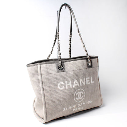 Chanel Deauville Canvas Tote Small 20M Bag