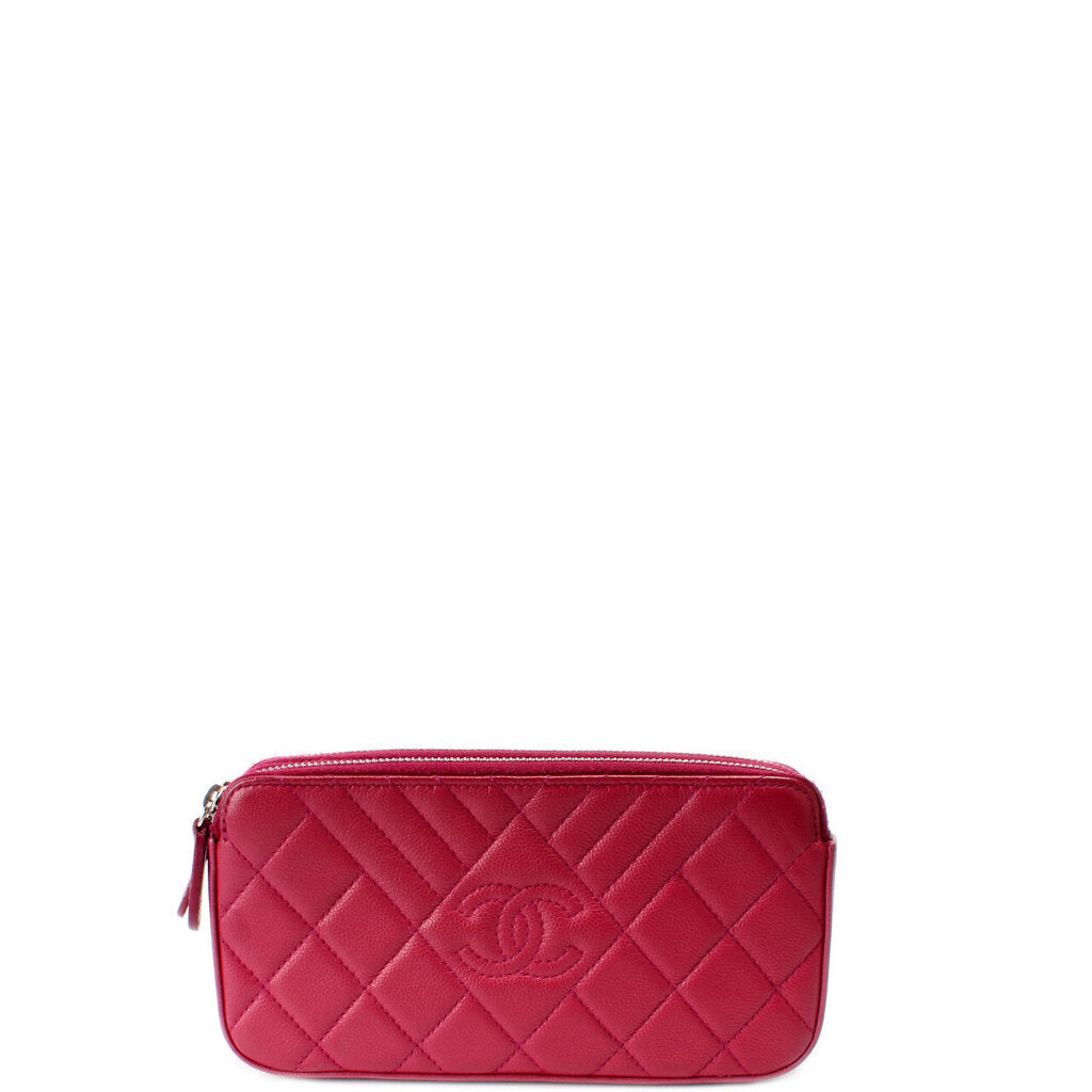 Chanel WOC CC Double Zip Bag