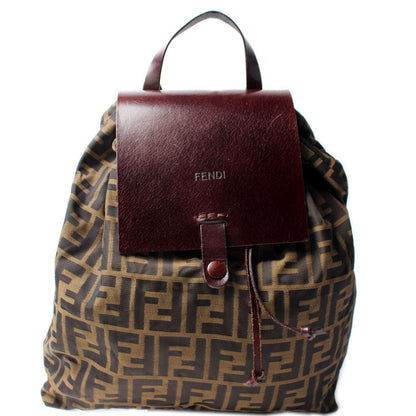 Fendi 15980 Vintage Zucca Backpack Small Bag