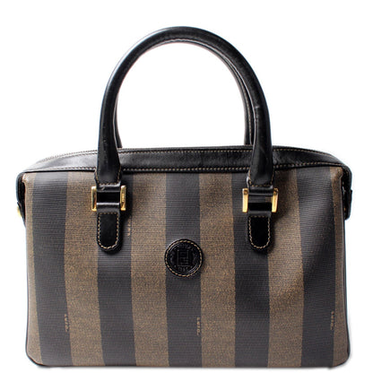 Fendi Vintage Pequin Small Doctor Bag