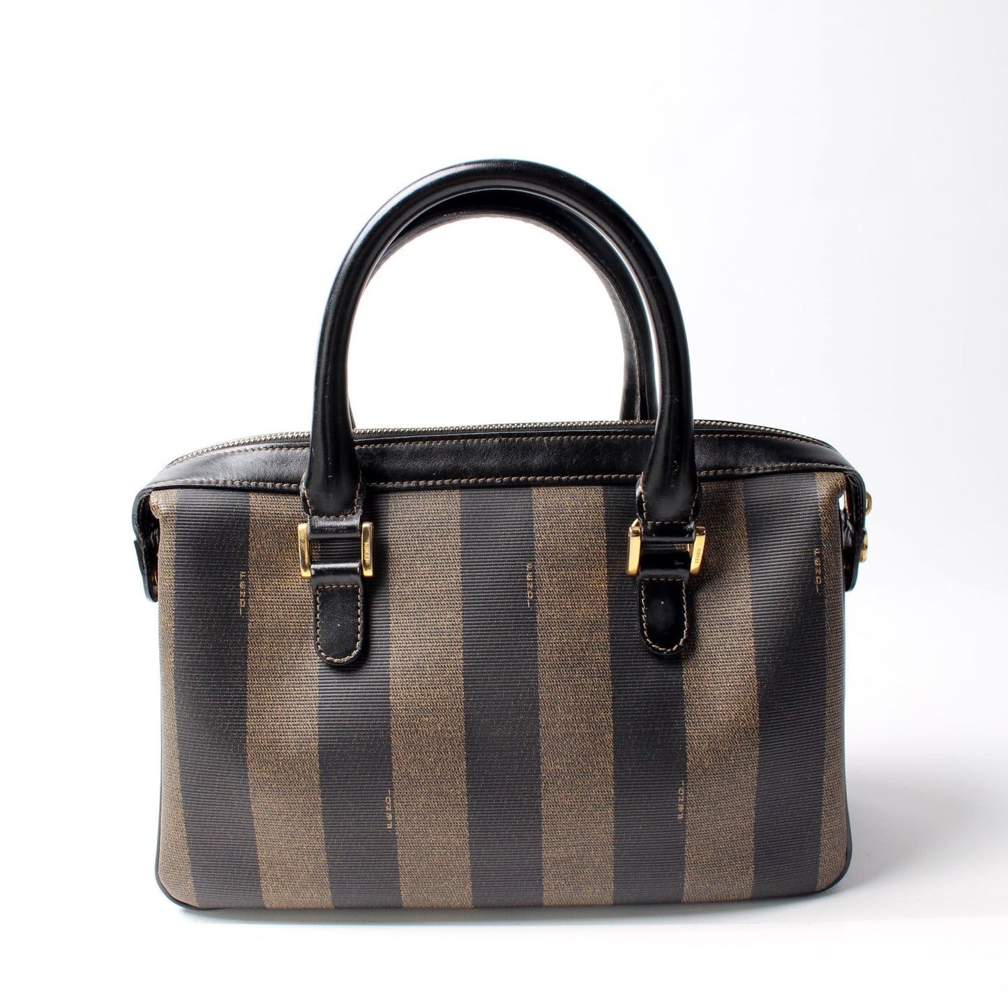 Fendi Vintage Pequin Small Doctor Bag