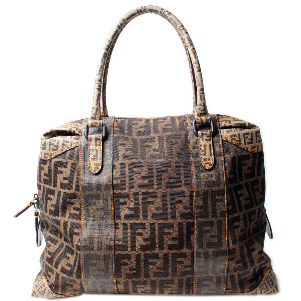 Fendi 8BL096 Zucca / Zucchino Top Handle Bag