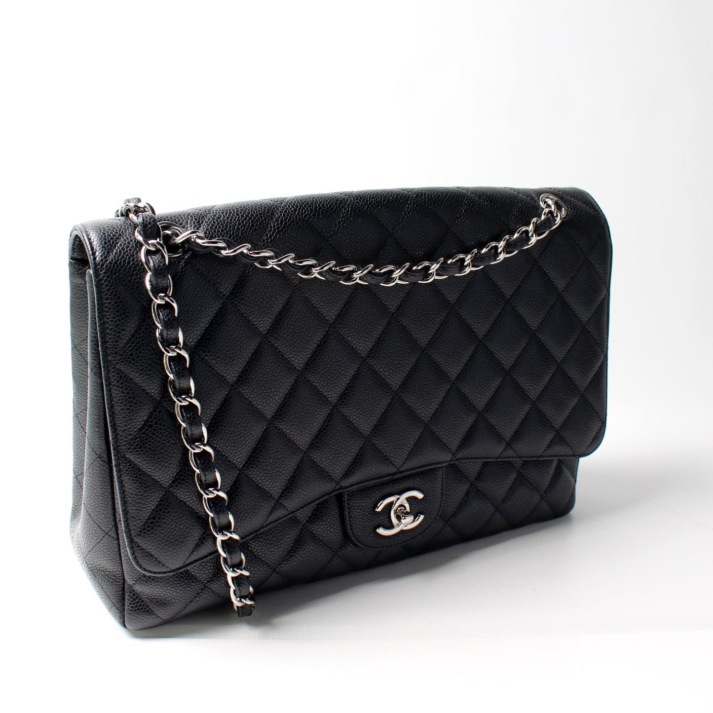 Chanel Classic Flap Maxi Caviar 14M Bag