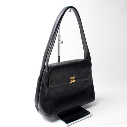 Chanel CC Flap Vintage Evening Lambskin Bag