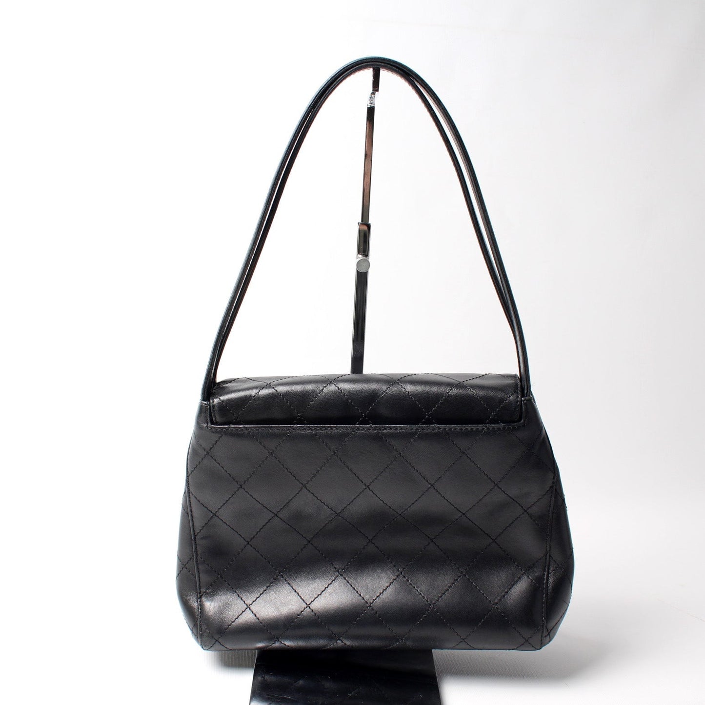 Chanel CC Flap Vintage Evening Lambskin Bag