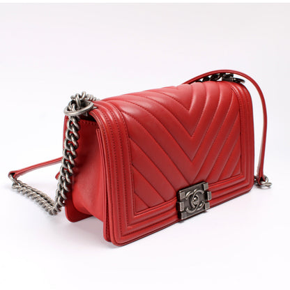 Chanel Boy Flap Medium Old Lambskin 25M Bag