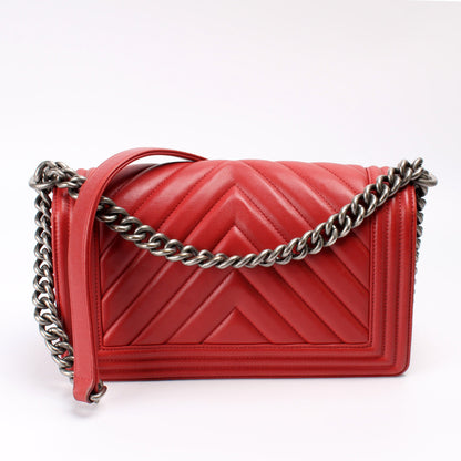 Chanel Boy Flap Medium Old Lambskin 25M Bag