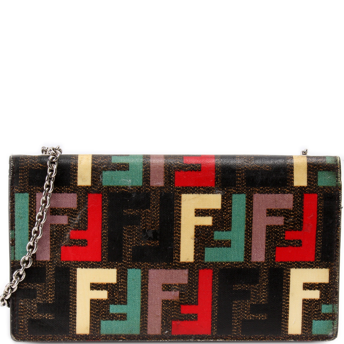 Fendi 8M0219 Chain Wallet Multicolor Bag