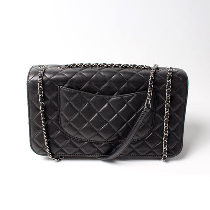 Chanel 4 Accordian Flap Lambskin 16M Bag