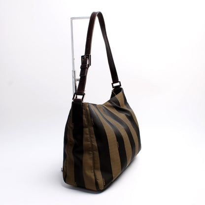 Fendi 22826 Pequin Hobo Bag