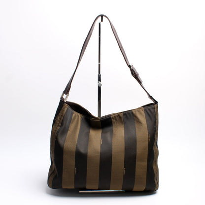 Fendi 22826 Pequin Hobo Bag