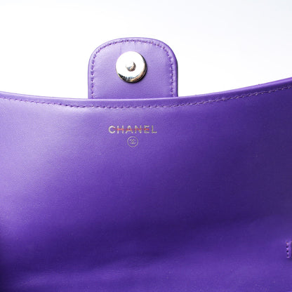 Chanel Classic Clutch W/ Chain Patent 21M Bag