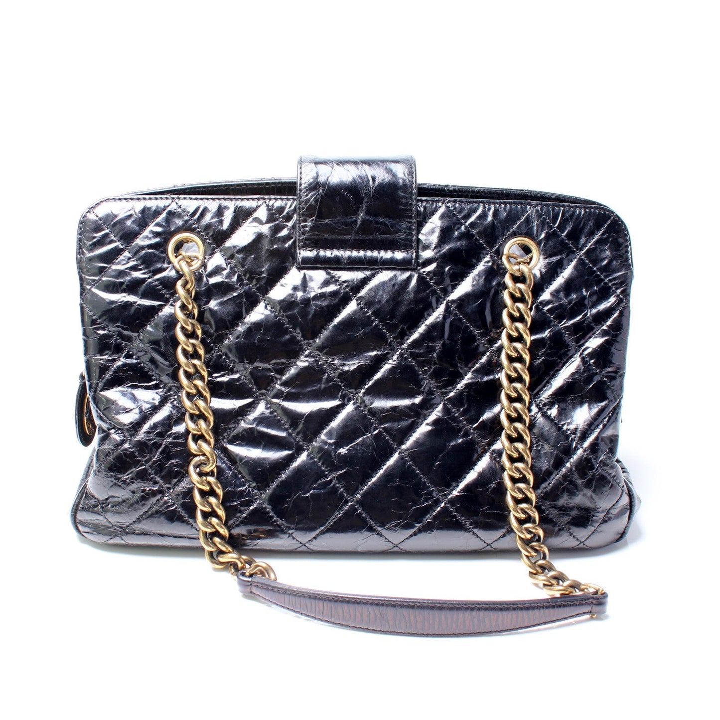 Chanel Mademoiselle Zip Shopping Glazed 15M Bag