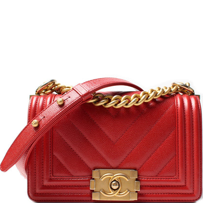 Chanel Boy Flap Small Caviar 25M Bag
