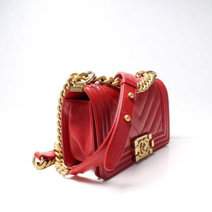 Chanel Boy Flap Small Caviar 25M Bag