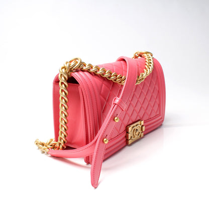 Chanel Boy Flap Medium Old Lambskin 24M Bag
