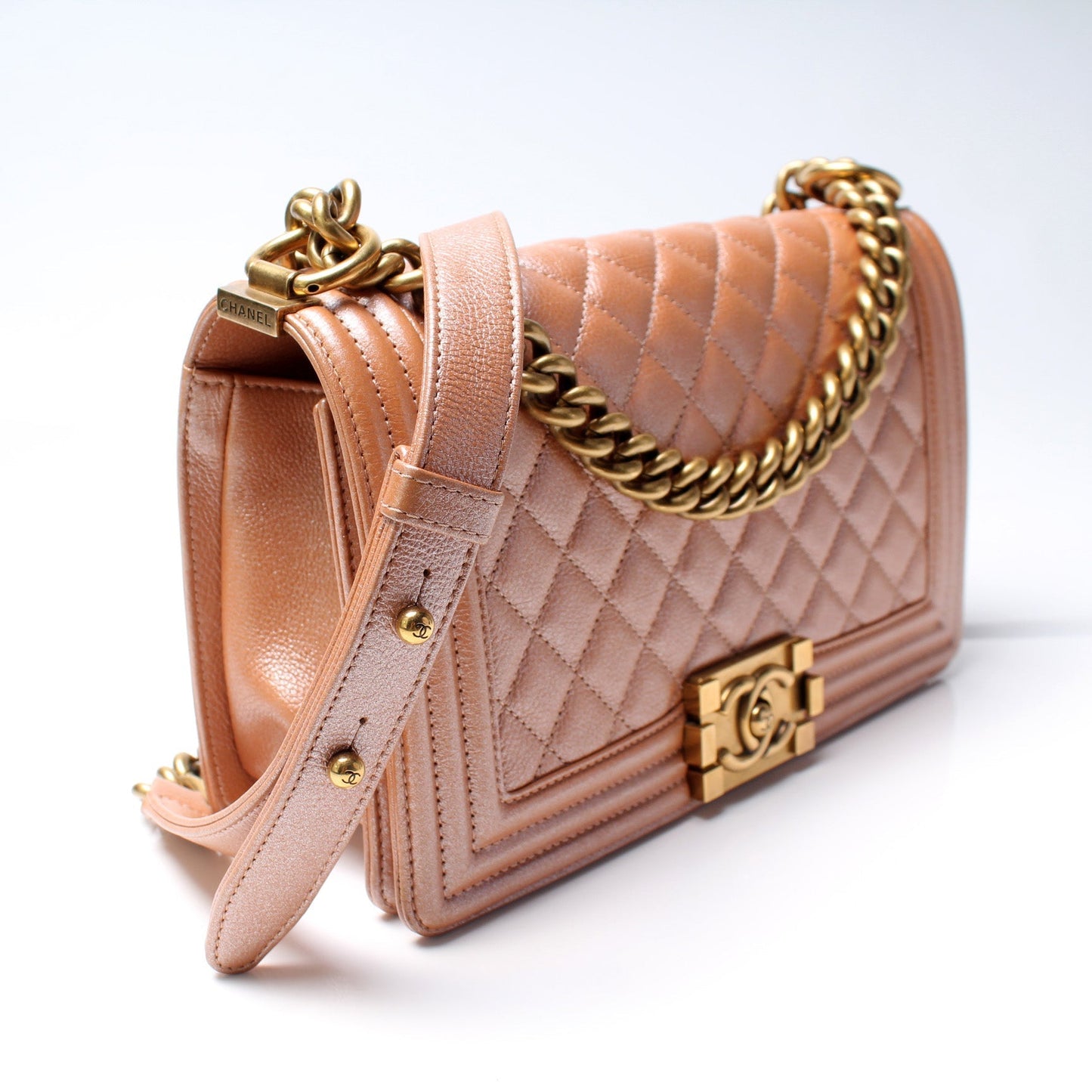 Chanel Boy Flap Medium Old Caviar 20M Bag