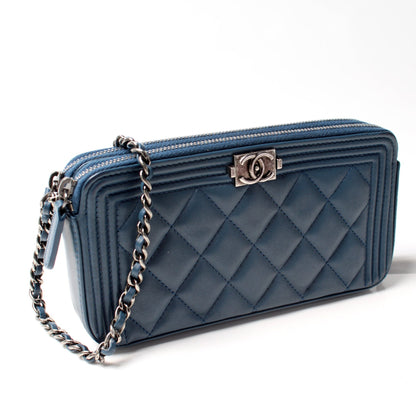Chanel WOC CC Double Zip 22M Bag