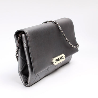 Chanel Chain Clutch Retro Label Lambskin 23M Bag