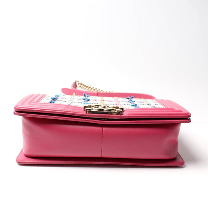 Chanel Boy Flap Medium Tweed Bag