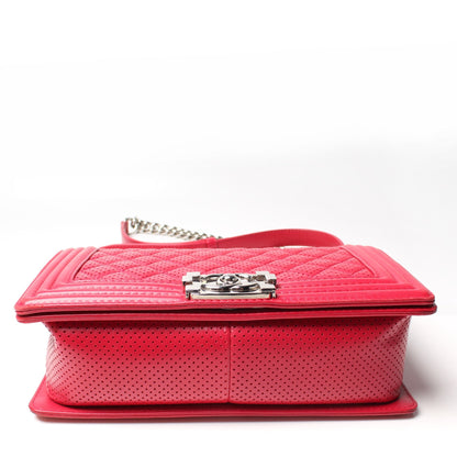 Chanel Boy Flap Medium Old Perforated Calfskin 19M Bag