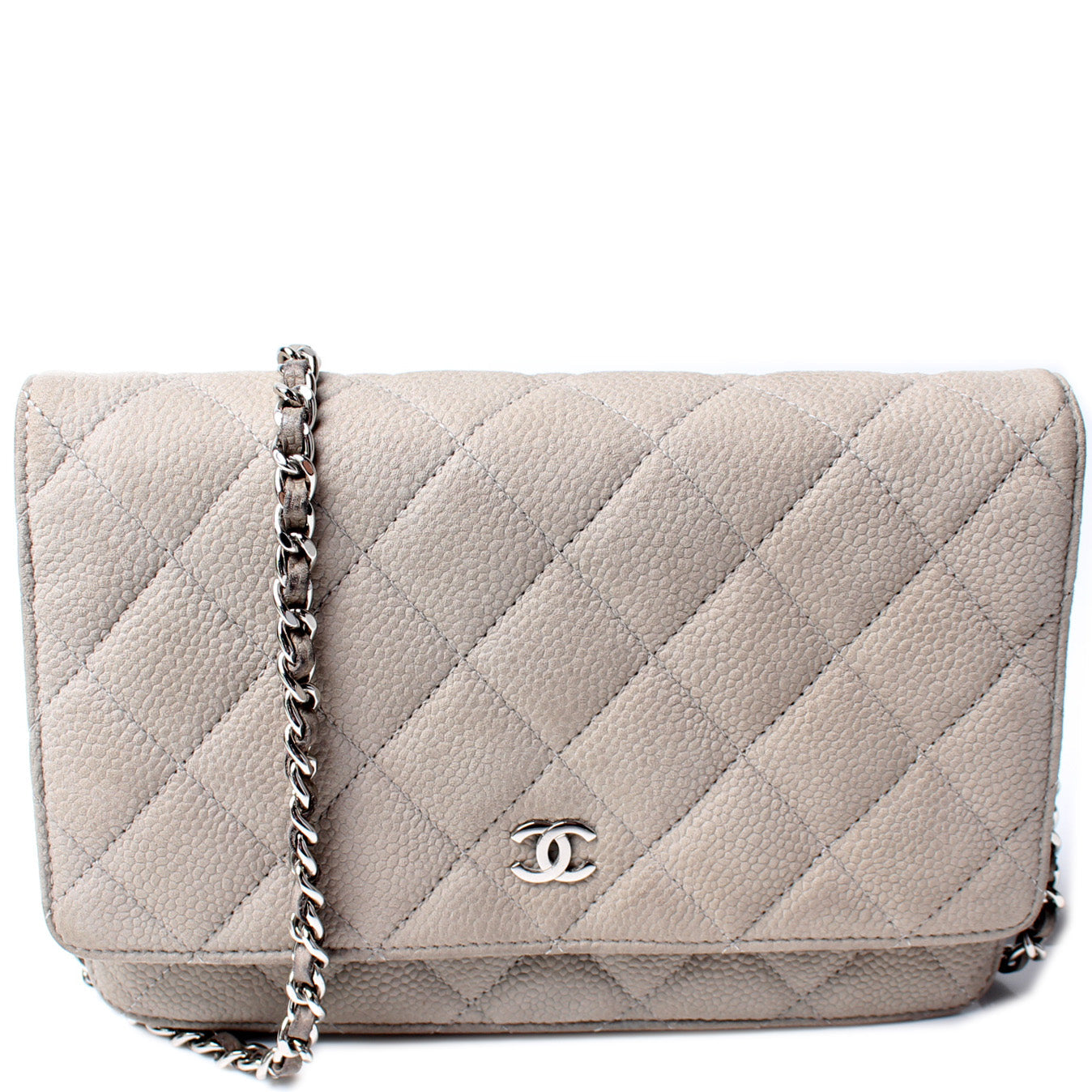 Chanel WOC Classic Quilted Matte Caviar Bag