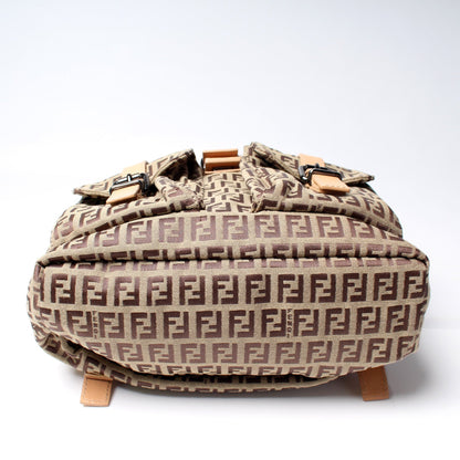 Fendi 8BZ007 Zucchino Small Backpack Bag