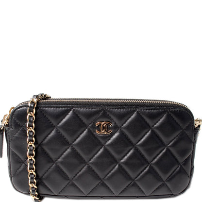 Chanel WOC CC Double Zip Bag
