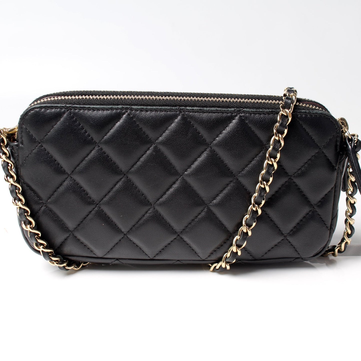 Chanel WOC CC Double Zip Bag
