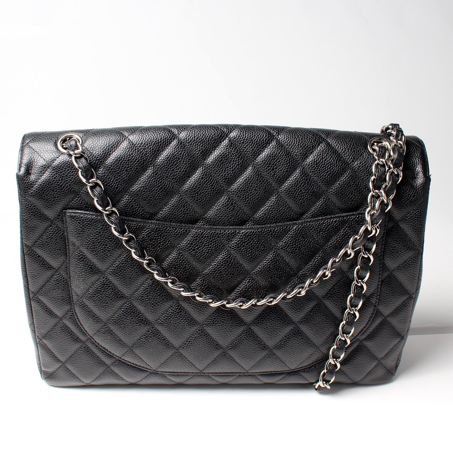 Chanel Classic Flap Maxi Caviar 10-13M Bag