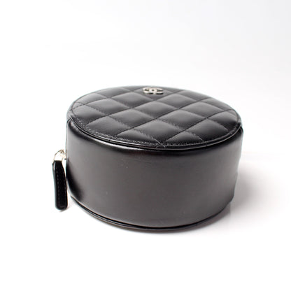 Chanel Round Clutch With Chain Lambskin 30M Bag