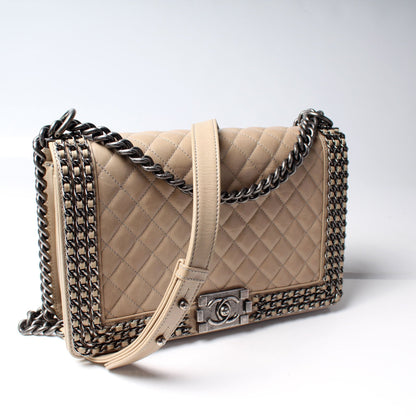 Chanel Boy Flap Medium Old Chain Around 20M Bag