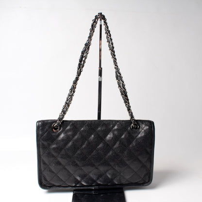 Chanel French Riviera Flap Medium Caviar Bag