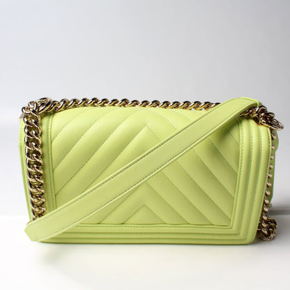 Chanel Boy Flap Medium New Lambskin 27M Bag