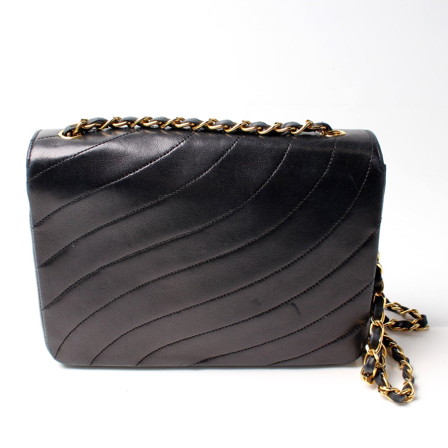 Chanel Flap Swirl Quilted Lambskin Bag