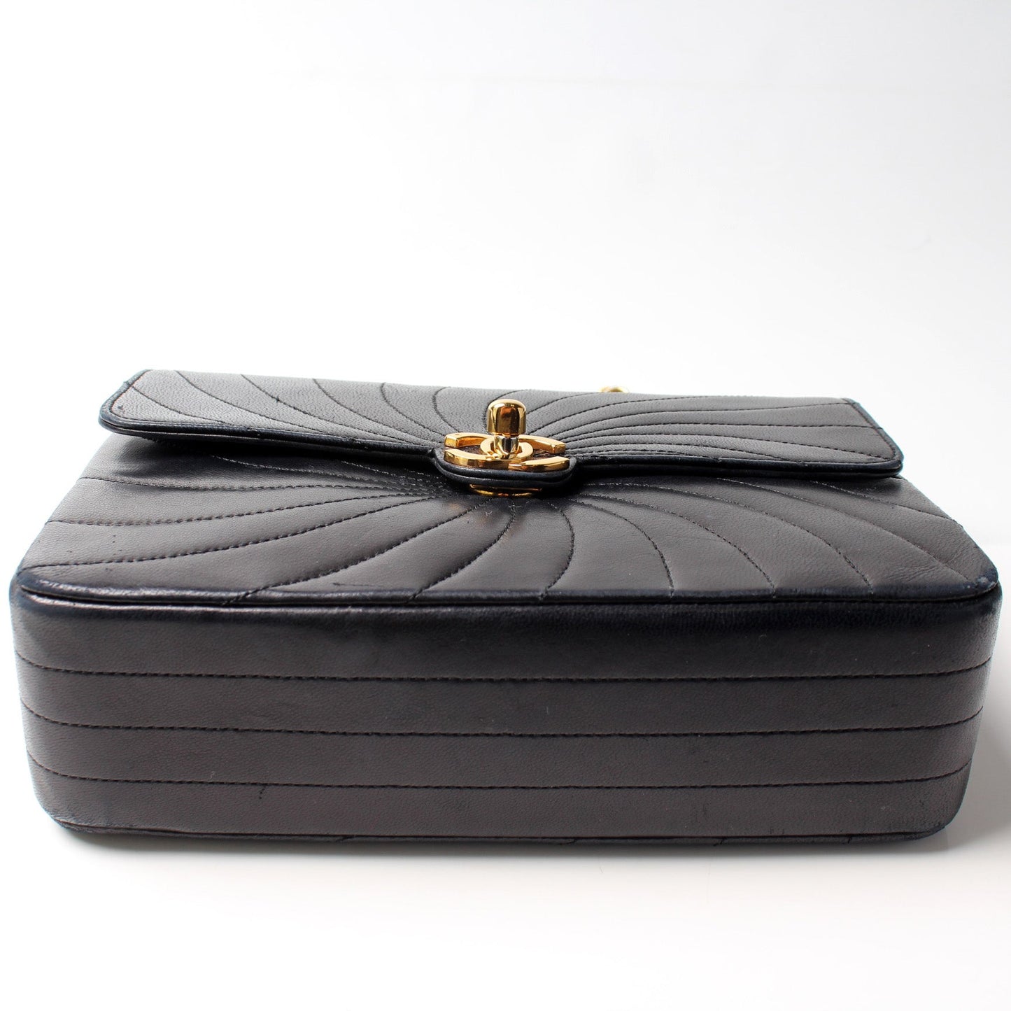 Chanel Flap Swirl Quilted Lambskin Bag
