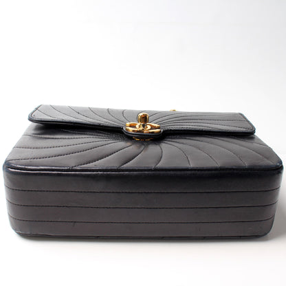 Chanel Flap Swirl Quilted Lambskin Bag