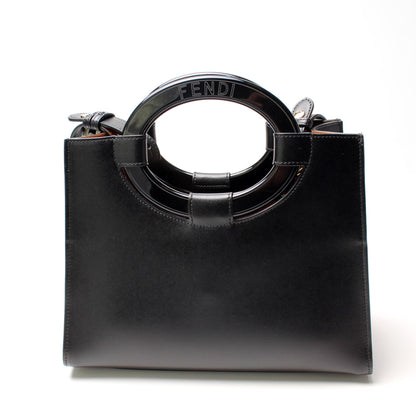 Fendi 8BH353 Runway Shopper Leather Small Bag