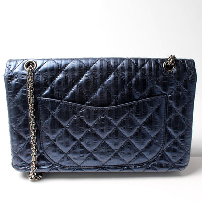 Chanel 2.55 Reissue 227 Metallic Stripe Bag