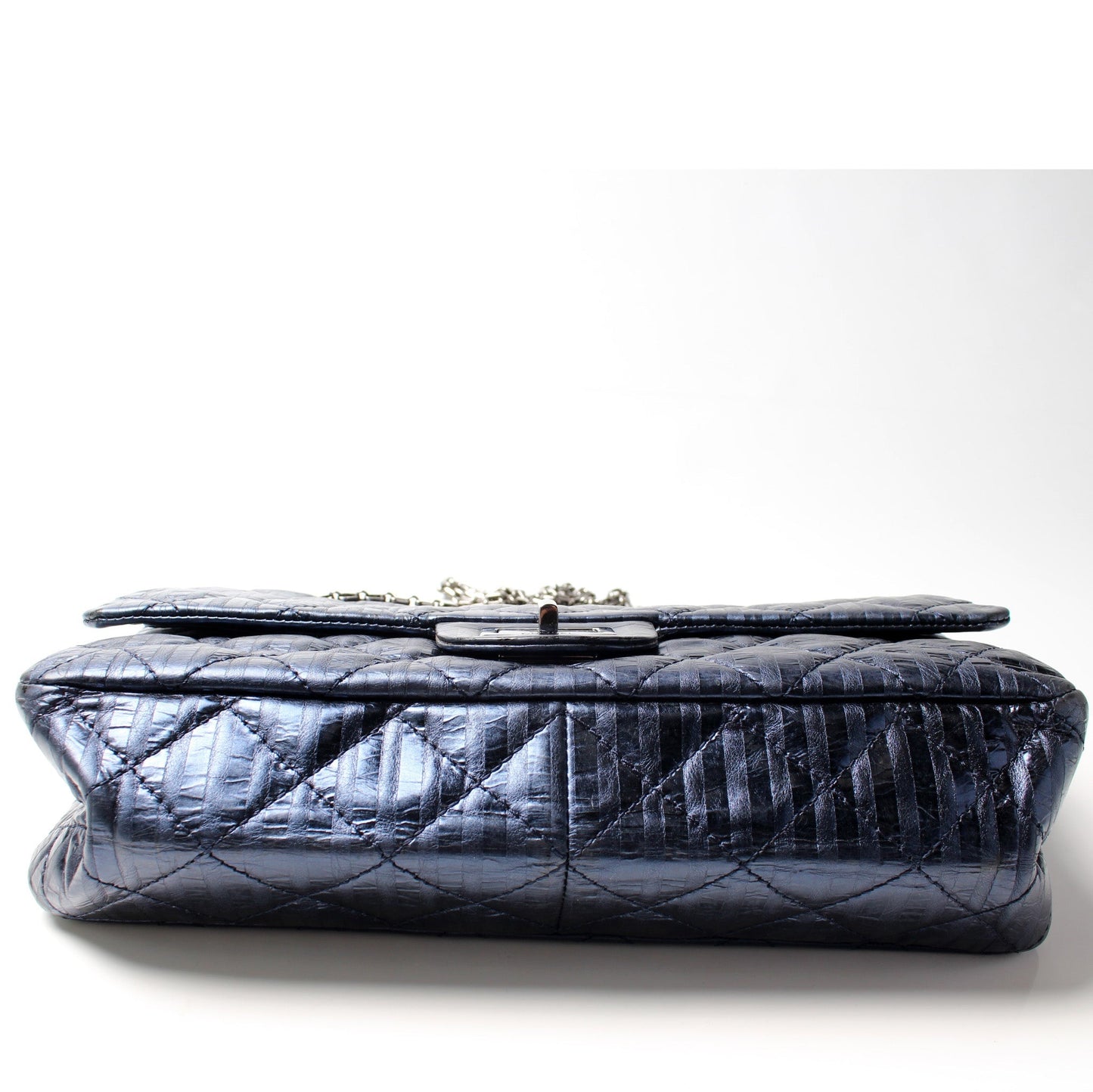 Chanel 2.55 Reissue 227 Metallic Stripe Bag