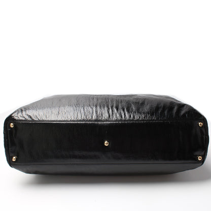 Chanel Patent Leather Rock and Chain Hobo Large Bag