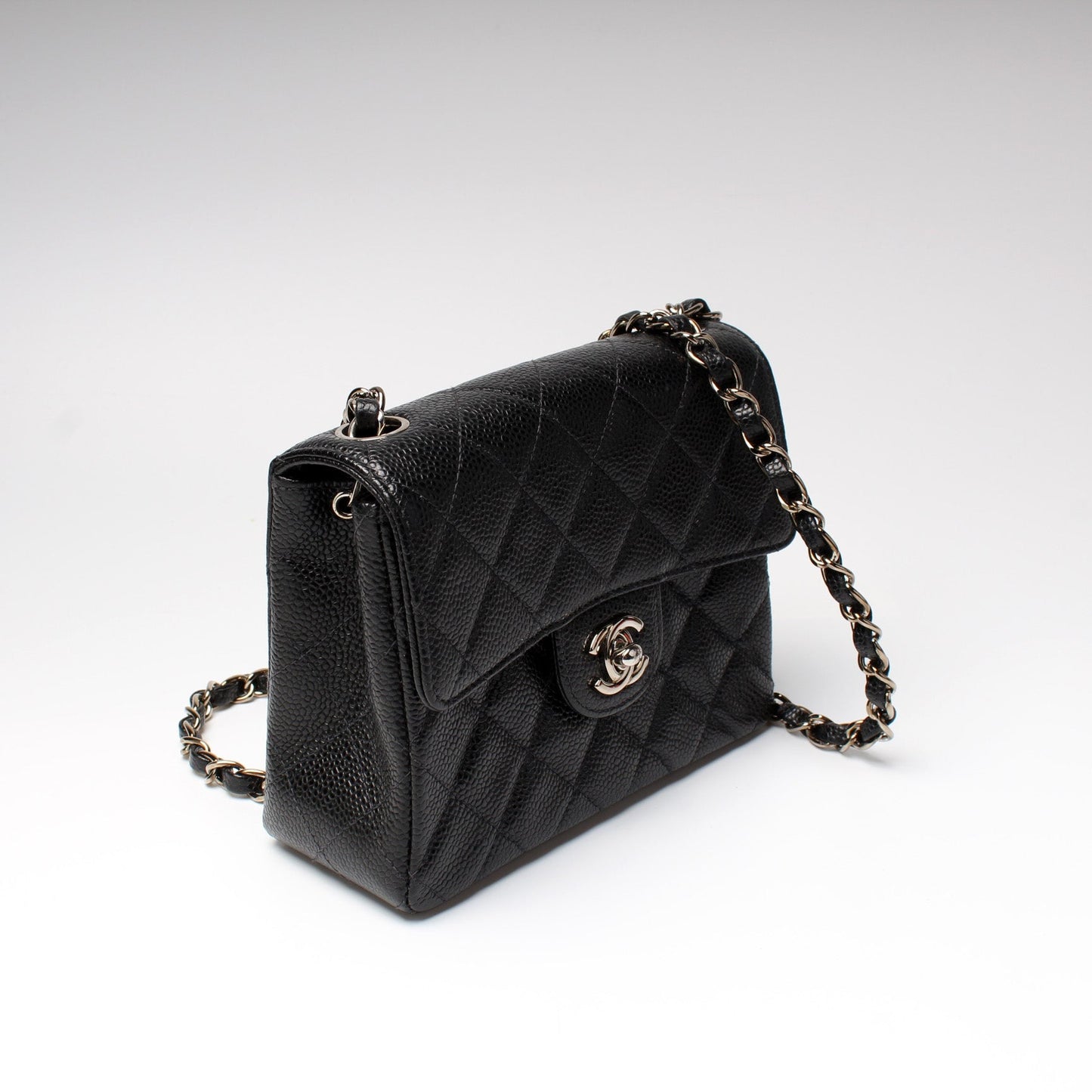 Chanel Classic Flap Mini Square Caviar Bag