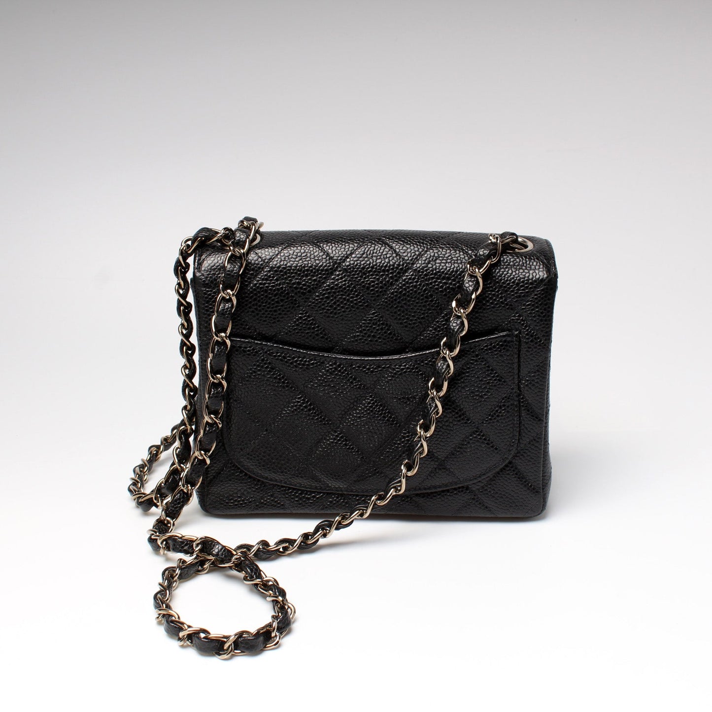 Chanel Classic Flap Mini Square Caviar Bag