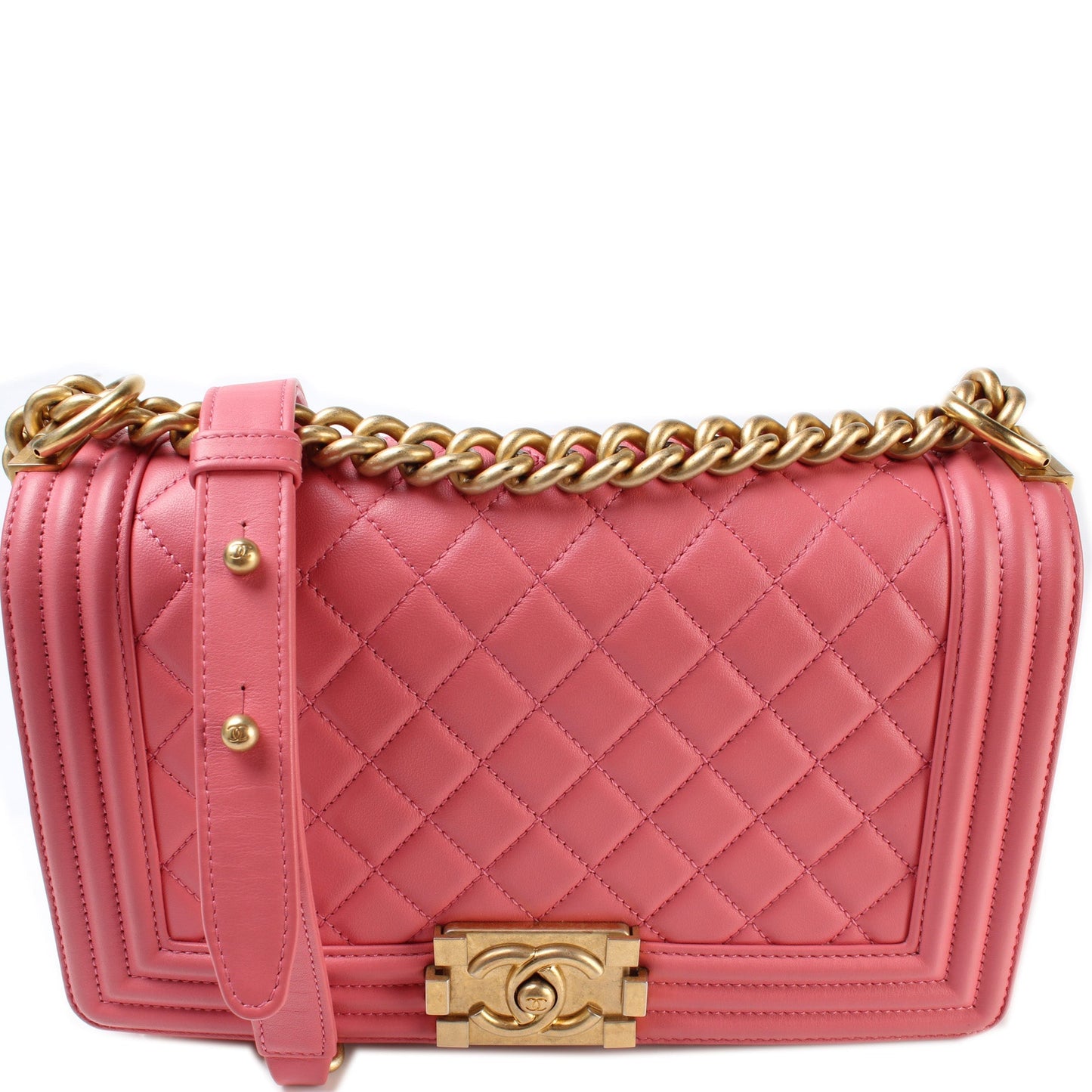 Chanel Boy Flap Medium Lambskin Older Bag