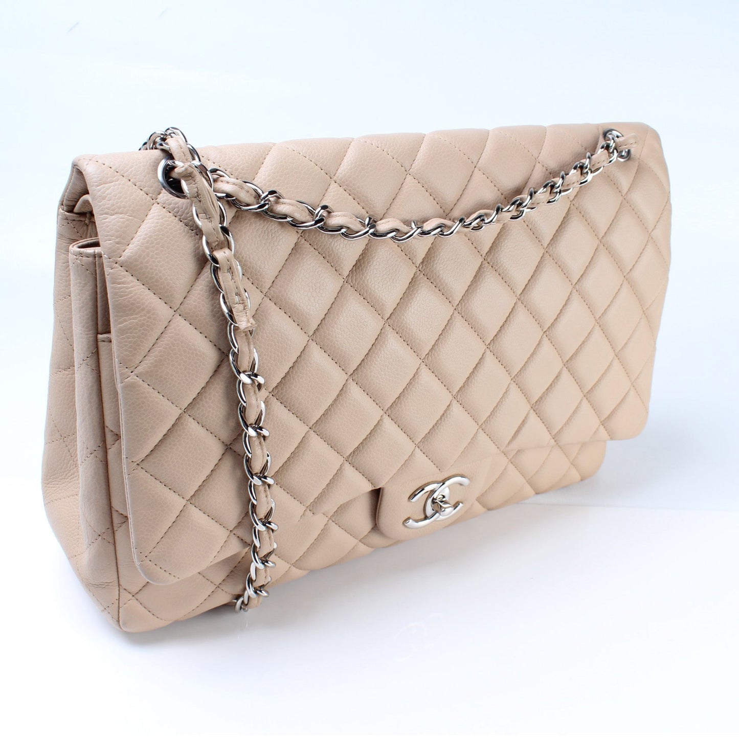 Chanel Classic Flap Maxi Caviar 14M Bag